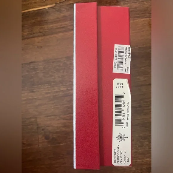 Waterford Crystal 12 Days of Christmas ornament 2007 1st Edition